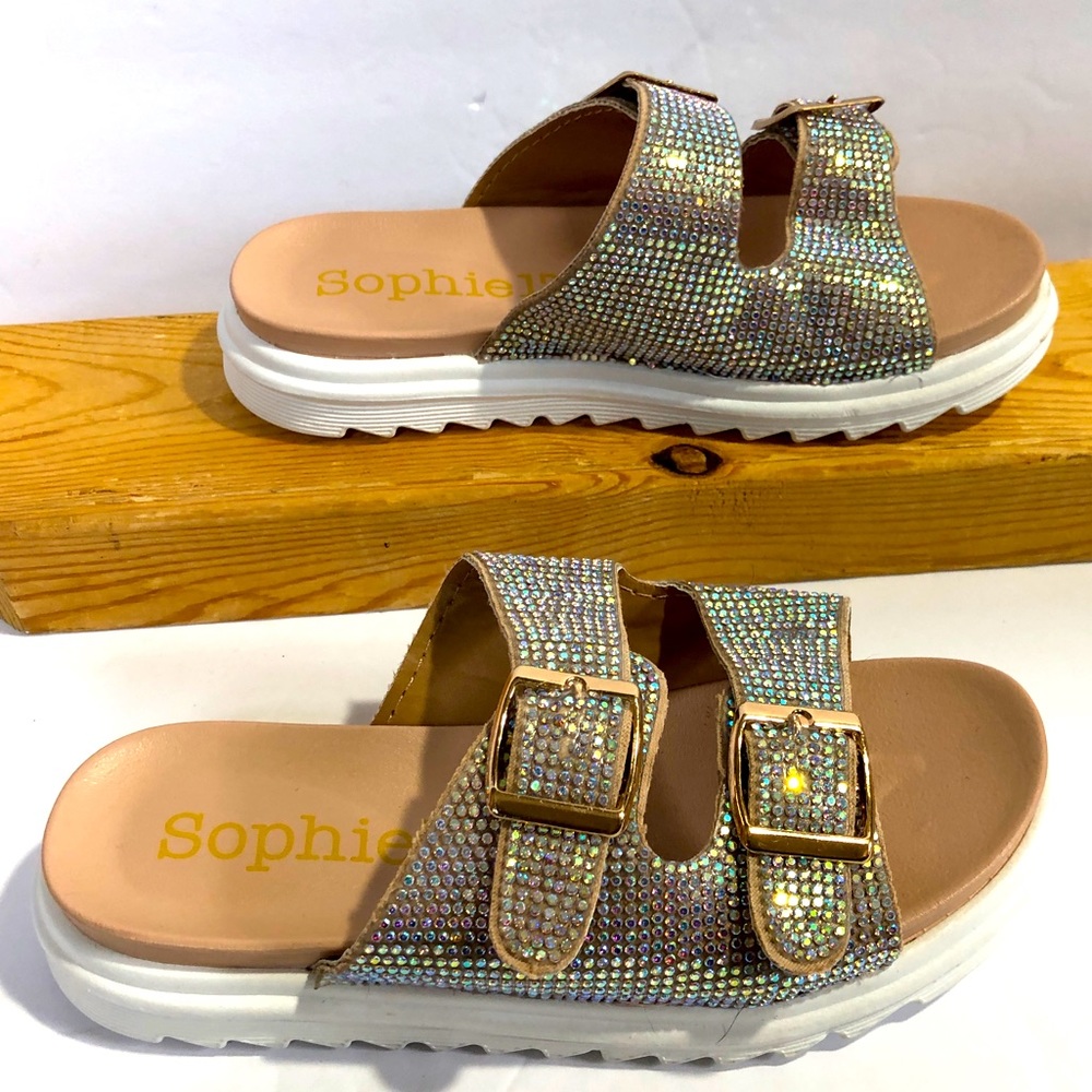 Sophie 17 Girl’s Bling Sliders Sandals